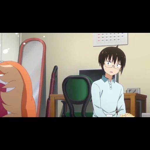 anime lucu, dua suster umaru yang dihubungkan, saudara perempuan saya yang dua orang umaru, anime two faced sister umaru, anime sister umaru yang dua berbasi dua