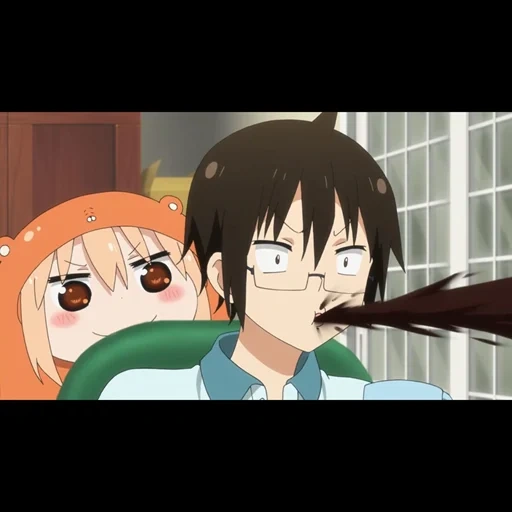 umaru chan, tahei umaru, saudara umaru chan, dua saudari yang hancur umaru taihey, anime two faced sister umaru taihey