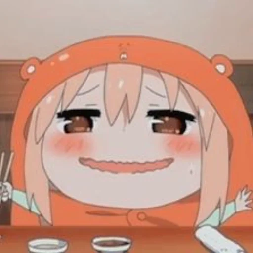 umaru, umaru anime, umaru ov ov, anime, irmã de duas caras umaru