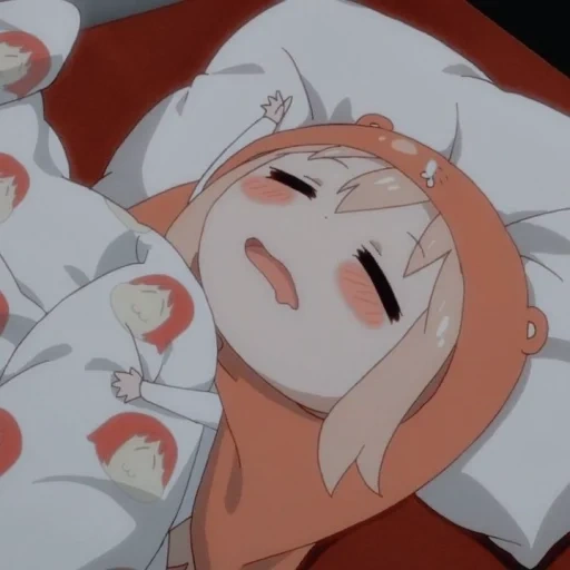 anime umaru season 2, umaru sleeps, umaru chan sleeps, umaru, umaru chaan a4