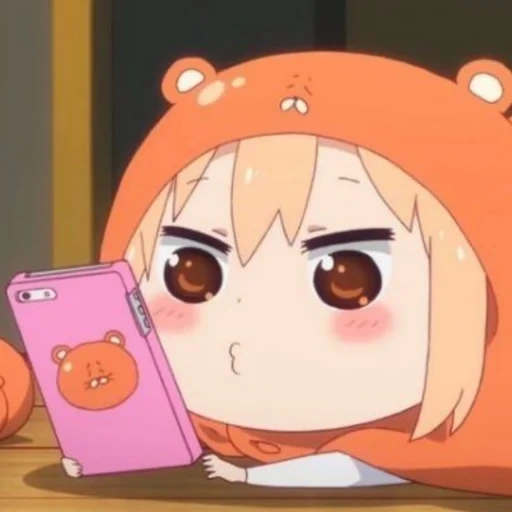 umaru, umaru chan, umaro tian, soeur à deux mèches umaru