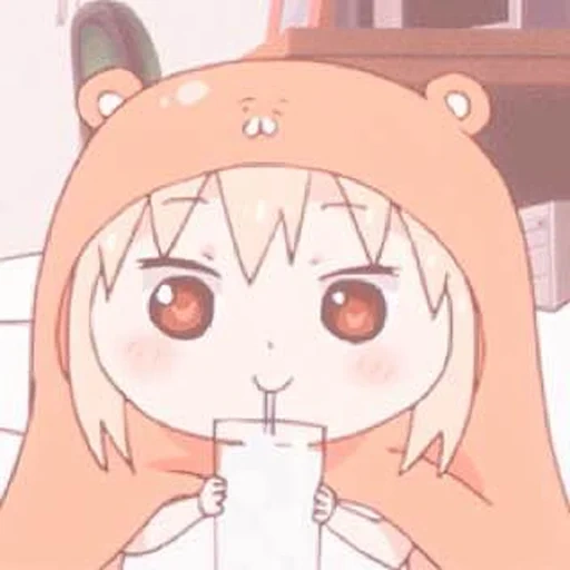 umaru, omaru chen, pelet kecil, pelet dalam 5 menit, anime two-face sister omaru