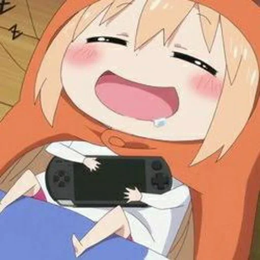two faced sister umaru, anime two faced sister umaru, umaru anime, umaru anime, two faced sister umaru sleeps