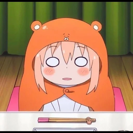 umaru chan, umaru, umaru chan evil, anime sister umaru, umaru chan little