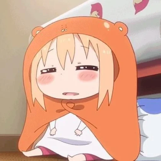 umaru, umaru chan, irmã de anime umaru, sekolah menengah pertama, duas irmãs falhas umaru chibi