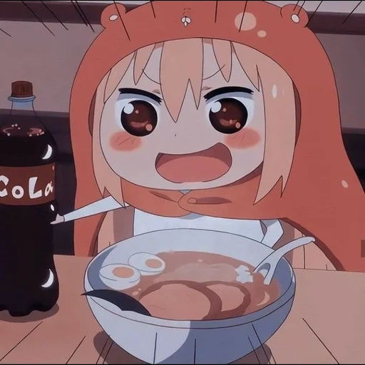 umaru, umaru chan, irmã umaru, irmã de duas falhas umaru, duas irmãs com falhas umaro kano