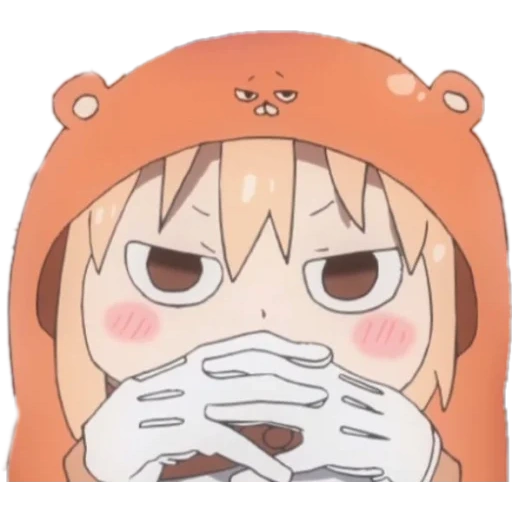 umaru, umaru chan, umaro tian, soeur à deux mèches umaru, anime à deux soeurs à race umaru