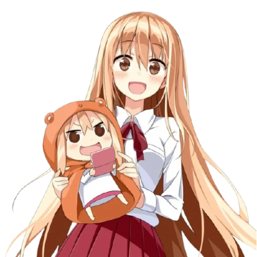 umaru, umaru chan, soeur à deux mèches umaru, ma sœur à deux mèches umaru, anime à deux soeurs à race umaru