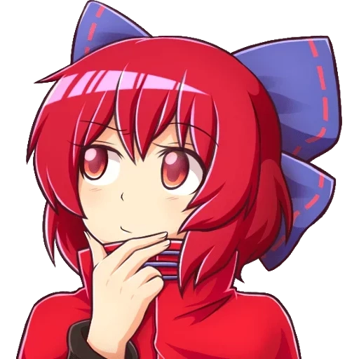 аниме, тян аниме, touhou project, smug sekibanki, сатания курумизава