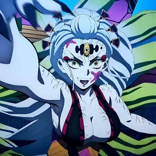 animação demoníaca, personagem de anime, lâmina de anime dissecando o diabo, anatomia da lâmina do cavalo de combate