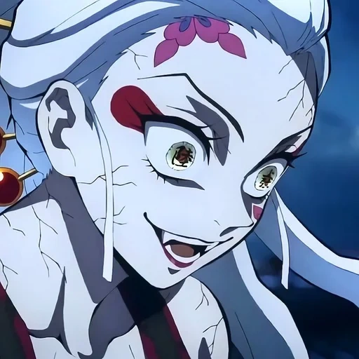 anime setan, karakter anime, pisau untuk memotong iblis, demon slayer kimetsu no yaiba, pisau untuk memotong iblis darhk