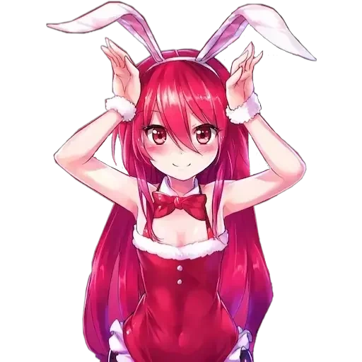 anime, anime nya, the costume of the bunny anime, anime girl costume bunny