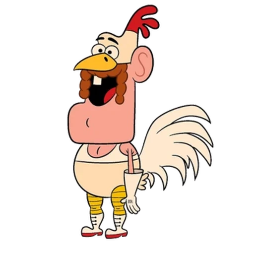 poulet, oncle grand-père, le coq est drôle, poulet de dessin animé disney, dr poulet cartoon