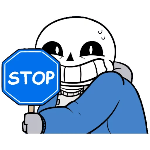 sans, sans sans, stop sans, undertale, sans with a sign