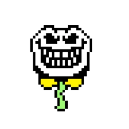 флауи undertale, флауи пиксель арт, флауи андертейл злой, флауи андертейл спрайт, флауи андертейл пиксель