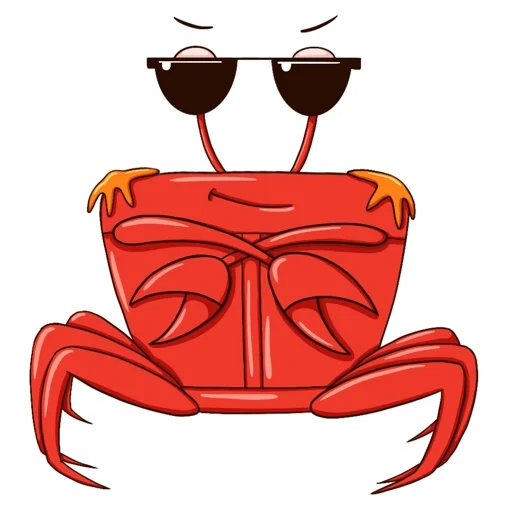 clipart de caranguejo, caranguejo com lápis, caranguejo de desenho animado