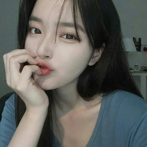 trucco coreano, le donne coreane sono belle, versione coreana delle ragazze, ragazze asiatiche, ragazza asiatica carina