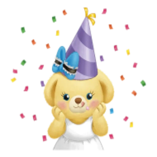 splint, for the children, birthday, happy birthday duck, happy birthday sticker