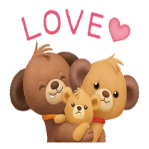 mishki, toys, hug flashcard, paired bear vector, i love you beary much poster