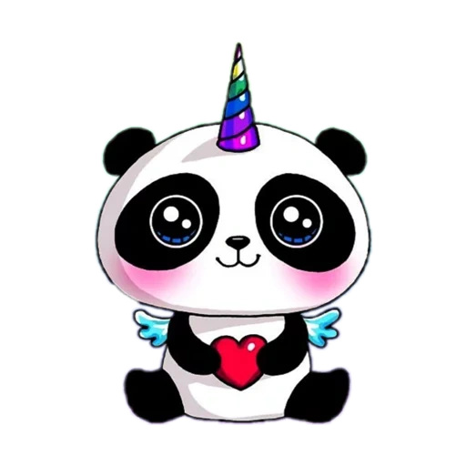 panda é querido, pandochki fofo, kawaii pandochki, cartoon de pandochi, os desenhos de panda são fofos