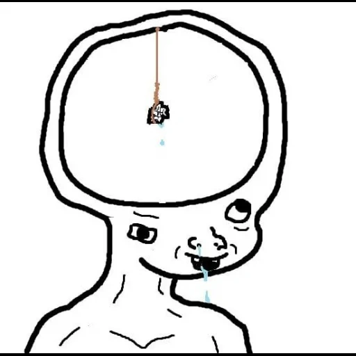 the brain is a meme, mr freeman, mem of the brain with a thread, small brain meme, a meme with a thread of a thread