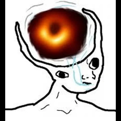 child, meme, the hole to the head is a meme, small brain meme, brainlet black hole