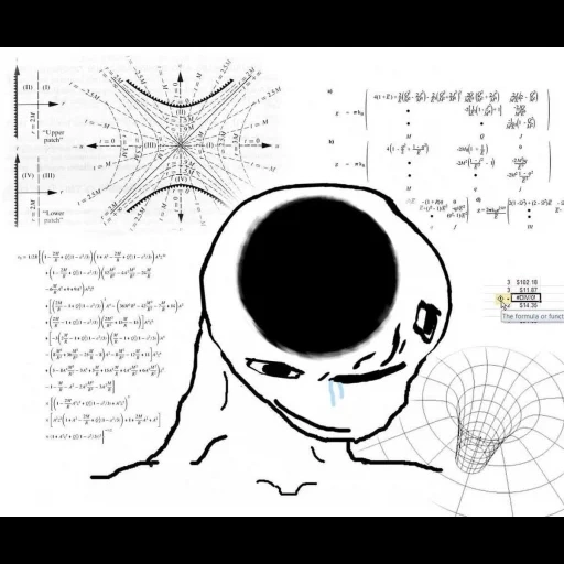 vpn meme, big brain, head meme, black hole, brainlet black hole