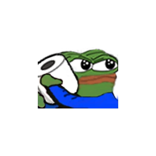 pepe spit emoji, the frog is drinking pepe
