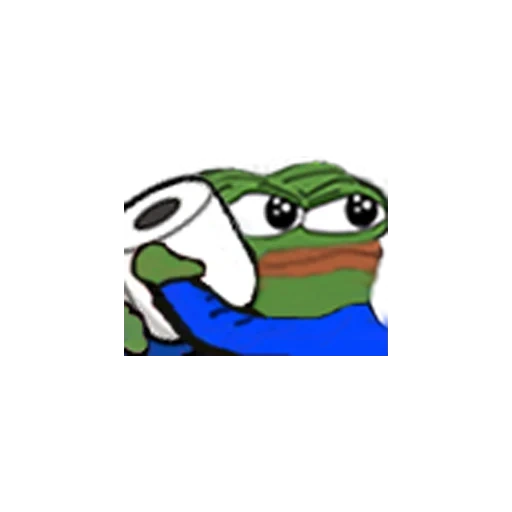 emoji pepe spit, la grenouille boit du pepe