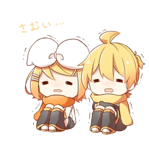 pack-pack, anime carino, kagaminlin chibi