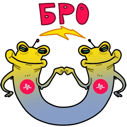 banane, parodisch, cotopes zeichnen, ein paar frosch ein vektor