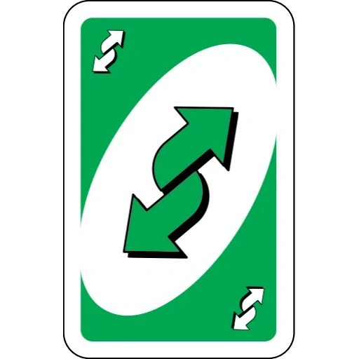 peta uno, pembalikan peta uno, uno reverse card, green reverse uno, uno reverse card