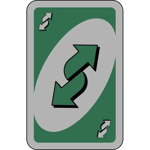 peta uno, pembalikan peta uno, uno reverse card, nno reverse card, kartu uno terbalik hijau