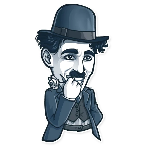 charlie chaplin, charles chaplin, charlie chaplin art, caráter de charlie chaplin