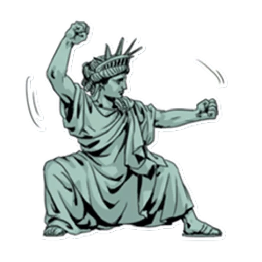 illustration, freiheitsstatue, die statue der us freiheit, kinderfreiheit der kinderfreiheit, freiheitsstatue symbol