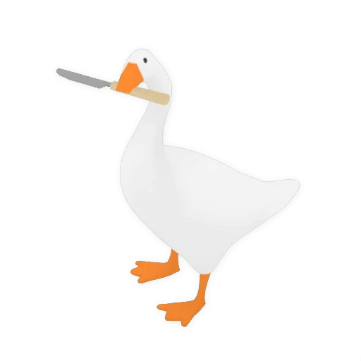 goose, sprouting goose, important geese, cheerful goose, pipe goose