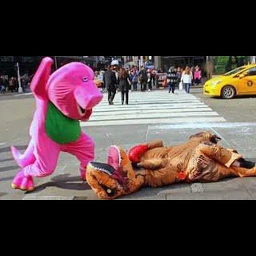 prank, a toy, fors-majors, barney t rex, sony bravia advertising hares