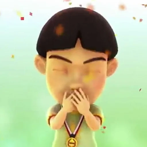 asiatico, giocattoli, figure, upin ipin, figure giocattoli