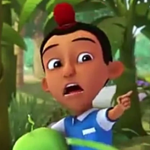 animação, wu ping um produto, upin dan ipin, cartoon wuping cupido, fan yiping tianlengshan