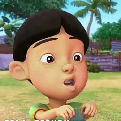 upin, cartoon, wuping yipin, upin dan ipin, children's cartoon