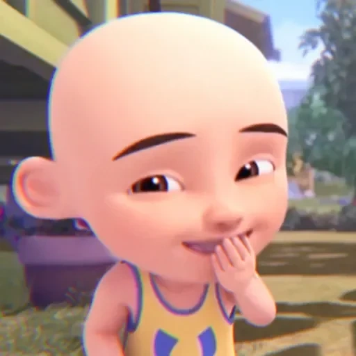 upin, símbolo de expressão, wu ping um produto, upin dan ipin, kak ros upin ipin