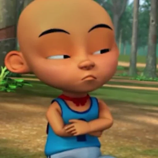 cartoon, wu ping um produto, upin dan ipin, wu ping um produto 2016, cartoon wuping um livro de aventura