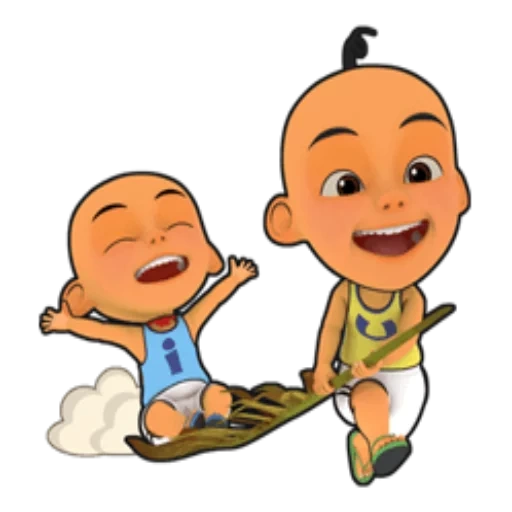 upin, wu ping yi pin, upin dan ipin, gambar kartun, gambar animasi