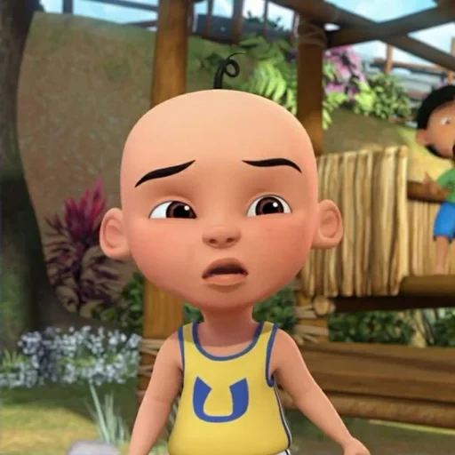 upin, upin ipin, upin dan ipin, ponselnya adalah kamera, estetika ipin upin