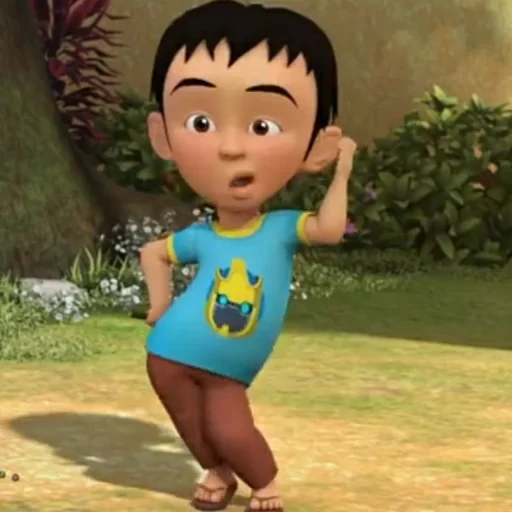 animação, story wa, wu ping um produto, gambar lucu, upin dan ipin