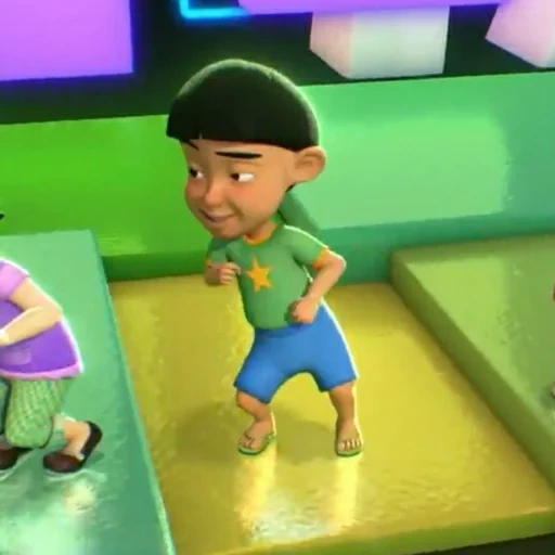 upin, asiatiques, wu ping yipin, sim papa palubila remix, télécharger goyang upin ipin