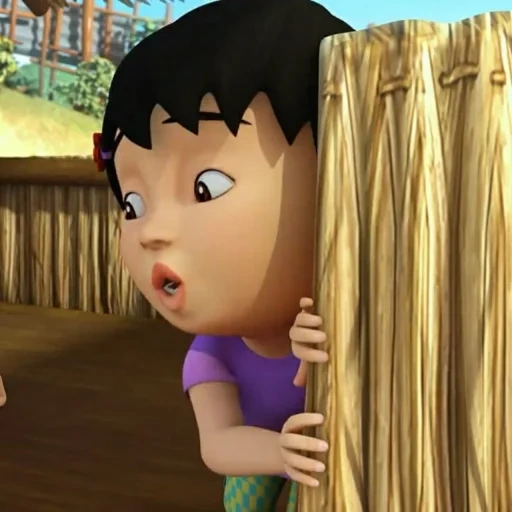 cartoon, animação, wu ping um produto, upin dan ipin, susanti upin ipinmontok