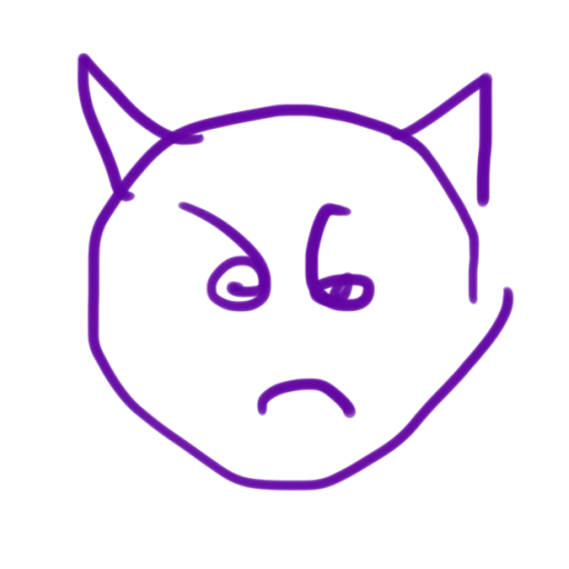 gato, hocico de gato, dibujos sonrientes, sketch devil emoji, colorear al diablo emoji