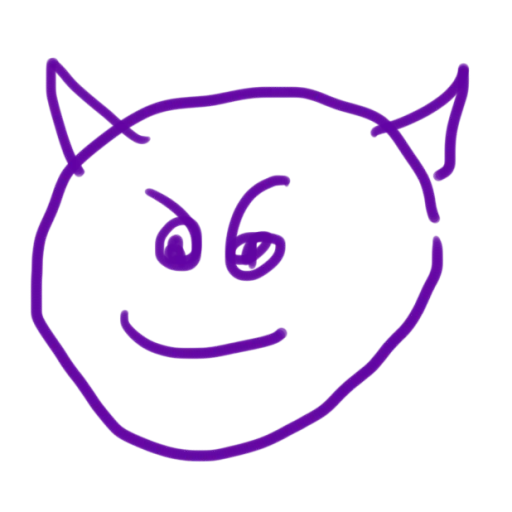 chat, smile demon, smilik devil, sketch devil emoji, colorer les emoji du diable