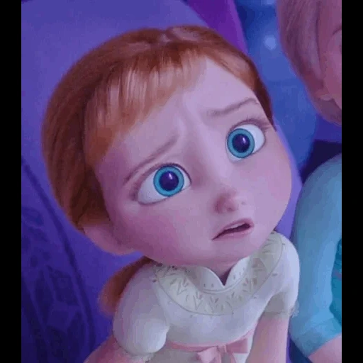 frozen disney, anna frozen 2, cuore freddo, baby anna e elsa, cold heart anna